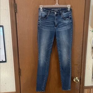 American Eagle Outfitters Women's Blue Skinny Jeans